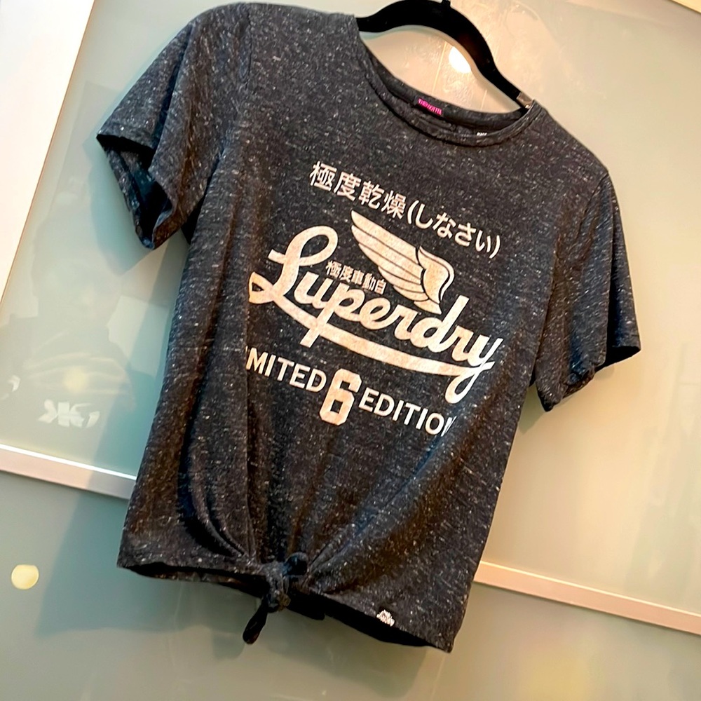 Superdry knot tee grey S